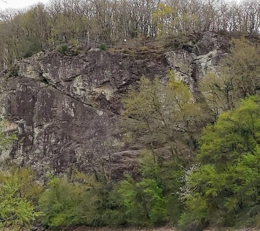 Rocher de Pierre Blanche en forêt de Mervent